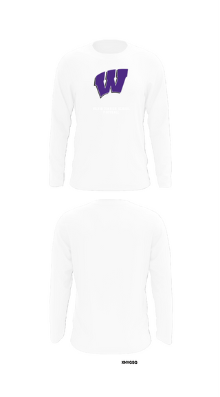 Long Sleeve Performance Shirt, Wilburton High School Football, Football, Teamtime, Team time, sublimation, custom sports apparel, team uniforms, spirit wear, spiritwear, sports uniforms, custom shirts, team store, custom team store, fundraiser sports, apparel fundraiser