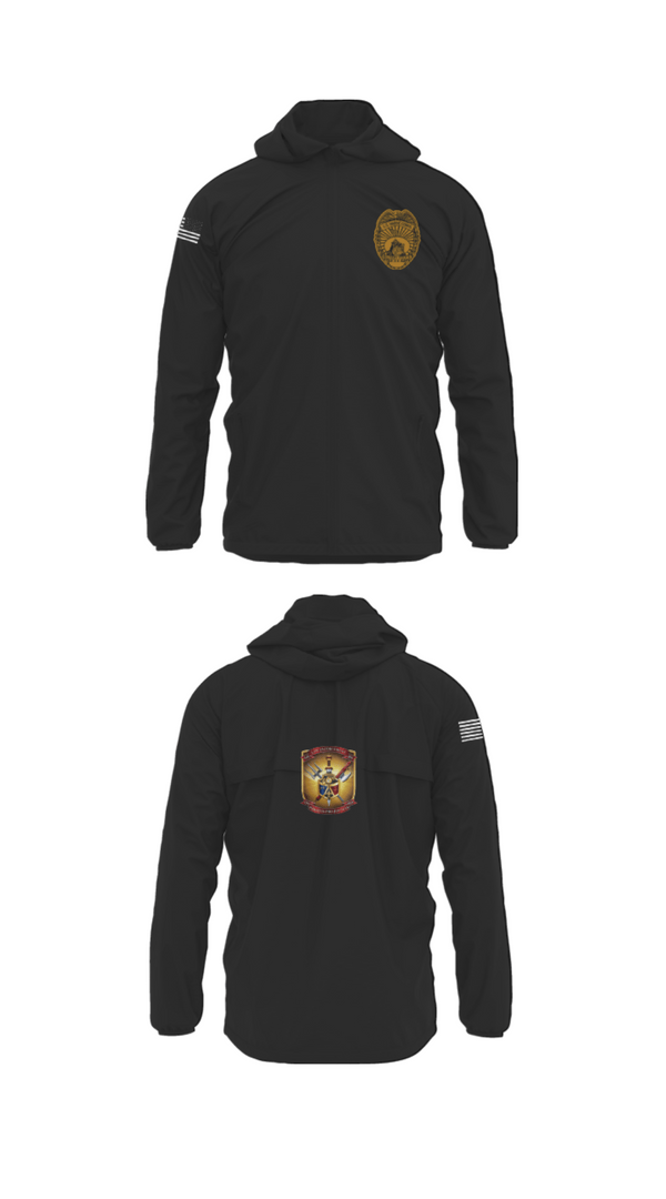 Windbreaker, 4th Law Enforcement Battalion Bravo Company, Marines, Teamtime, Team time, sublimation, custom sports apparel, team uniforms, spirit wear, spiritwear, sports uniforms, custom shirts, team store, custom team store, fundraiser sports, apparel fundraiser