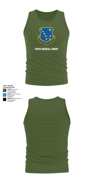 Tank Top, 176th Medical Group, , Teamtime, Team time, sublimation, custom sports apparel, team uniforms, spirit wear, spiritwear, sports uniforms, custom shirts, team store, custom team store, fundraiser sports, apparel fundraiser