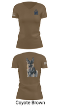 4-31 infantry battalion hotel company 62387368 Women's Short Sleeve V-neck Shirt - 8
