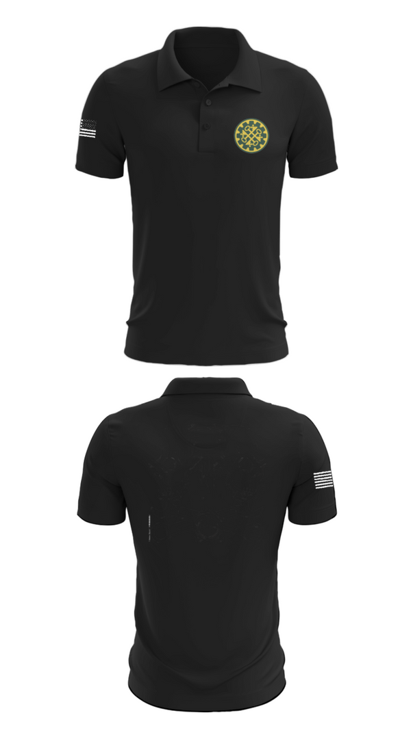 Short Sleeve Performance Polo, 46th MP Co, Army, Teamtime, Team time, sublimation, custom sports apparel, team uniforms, spirit wear, spiritwear, sports uniforms, custom shirts, team store, custom team store, fundraiser sports, apparel fundraiser