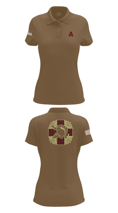 US MEDDAC 46009212 Women's Short Sleeve Performance Polo  - 15