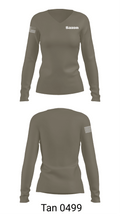 Saxon 39923770 Women's Long Sleeve V-neck Shirt - 77