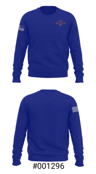 Crew Neck Sweatshirt, Millville Senior High School, Spirit Store, Teamtime, Team time, sublimation, custom sports apparel, team uniforms, spirit wear, spiritwear, sports uniforms, custom shirts, team store, custom team store, fundraiser sports, apparel fundraiser