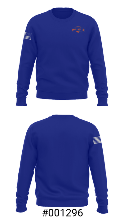 Millville Senior High School 10420328 Crew Neck Sweatshirt - 16