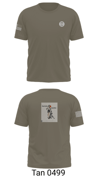 Old School Cotton Feel Shirt, a-co 2-2in 3/10, Army, Teamtime, Team time, sublimation, custom sports apparel, team uniforms, spirit wear, spiritwear, sports uniforms, custom shirts, team store, custom team store, fundraiser sports, apparel fundraiser