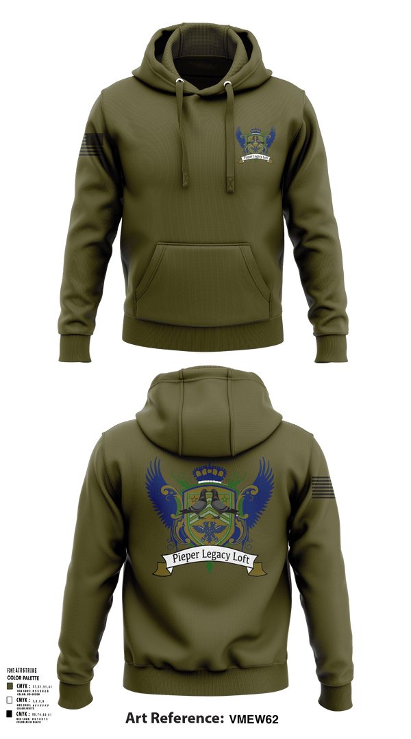 Hoodie, Pieper Legacy Loft, , Teamtime, Team time, sublimation, custom sports apparel, team uniforms, spirit wear, spiritwear, sports uniforms, custom shirts, team store, custom team store, fundraiser sports, apparel fundraiser