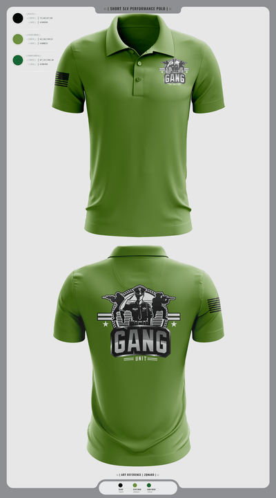 Gang Unit 10154965 Short Sleeve Performance Polo - 2