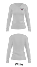 Starlite Vaulters 9776462 Women's Long Sleeve V-neck Shirt - 16