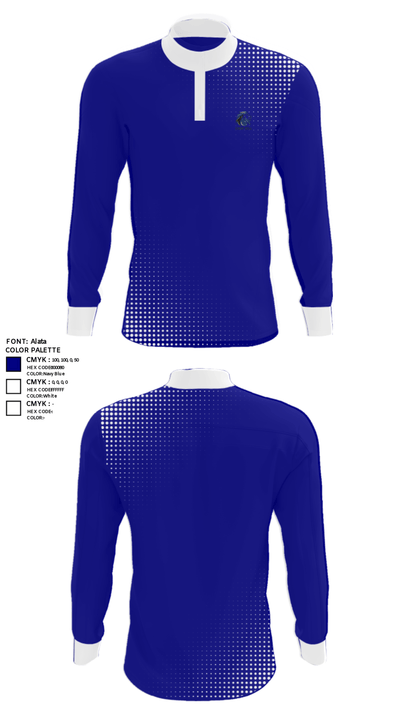 Camp Hill High School Track 7668587 Quarter Zip Jacket - 24
