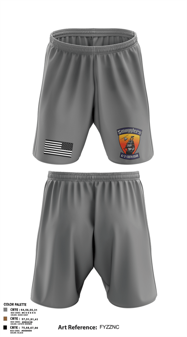 Athletic Shorts With Pockets, A/2135th GSAB “SMUGGLERS”, Army, Teamtime, Team time, sublimation, custom sports apparel, team uniforms, spirit wear, spiritwear, sports uniforms, custom shirts, team store, custom team store, fundraiser sports, apparel fundraiser