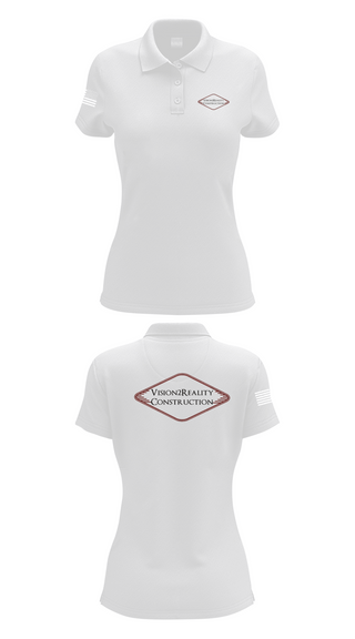 Womens Short Sleeve Performance Polo, Vision2Reality, , Teamtime, Team time, sublimation, custom sports apparel, team uniforms, spirit wear, spiritwear, sports uniforms, custom shirts, team store, custom team store, fundraiser sports, apparel fundraiser