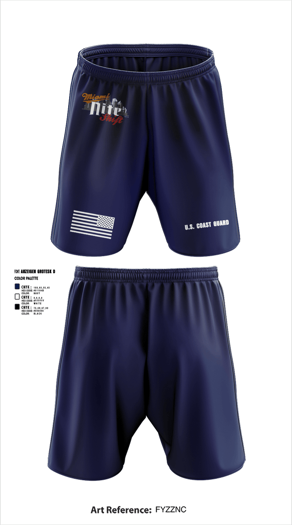 Athletic Shorts With Pockets, Air Station Miami, Coast Guard, Teamtime, Team time, sublimation, custom sports apparel, team uniforms, spirit wear, spiritwear, sports uniforms, custom shirts, team store, custom team store, fundraiser sports, apparel fundraiser