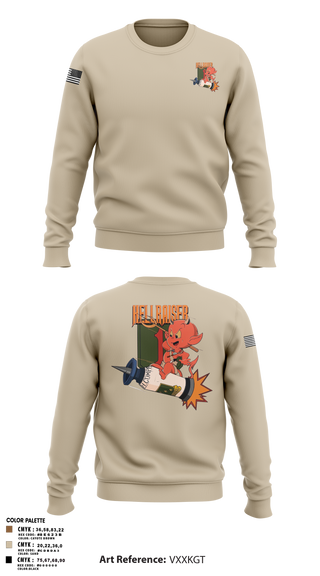 Crew Neck Sweatshirt, , Army, Teamtime, Team time, sublimation, custom sports apparel, team uniforms, spirit wear, spiritwear, sports uniforms, custom shirts, team store, custom team store, fundraiser sports, apparel fundraiser