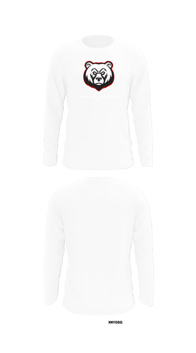 Bear River High School Golf 54713106 Long Sleeve Performance Shirt - 8