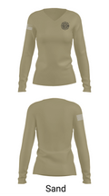 Ben Wheeler Fire 43777175 Women's Long Sleeve V-neck Shirt - 97