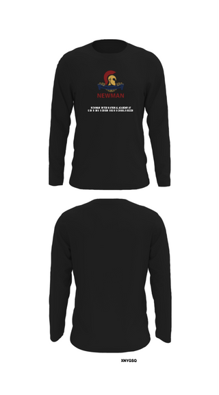 Long Sleeve Performance Shirt, Newman International Academy at Gibbins Senior High School Soccer, Men's Soccer, Teamtime, Team time, sublimation, custom sports apparel, team uniforms, spirit wear, spiritwear, sports uniforms, custom shirts, team store, custom team store, fundraiser sports, apparel fundraiser