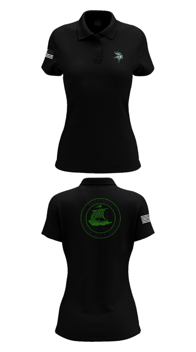 Palo Alto High School Cheer 94037882 Women's Short Sleeve Performance Polo  - 16