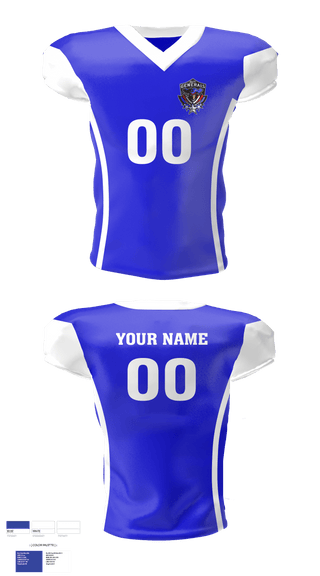 Football Jersey, Anthony Wayne Youth Tackle Football League, Football, Teamtime, Team time, sublimation, custom sports apparel, team uniforms, spirit wear, spiritwear, sports uniforms, custom shirts, team store, custom team store, fundraiser sports, apparel fundraiser