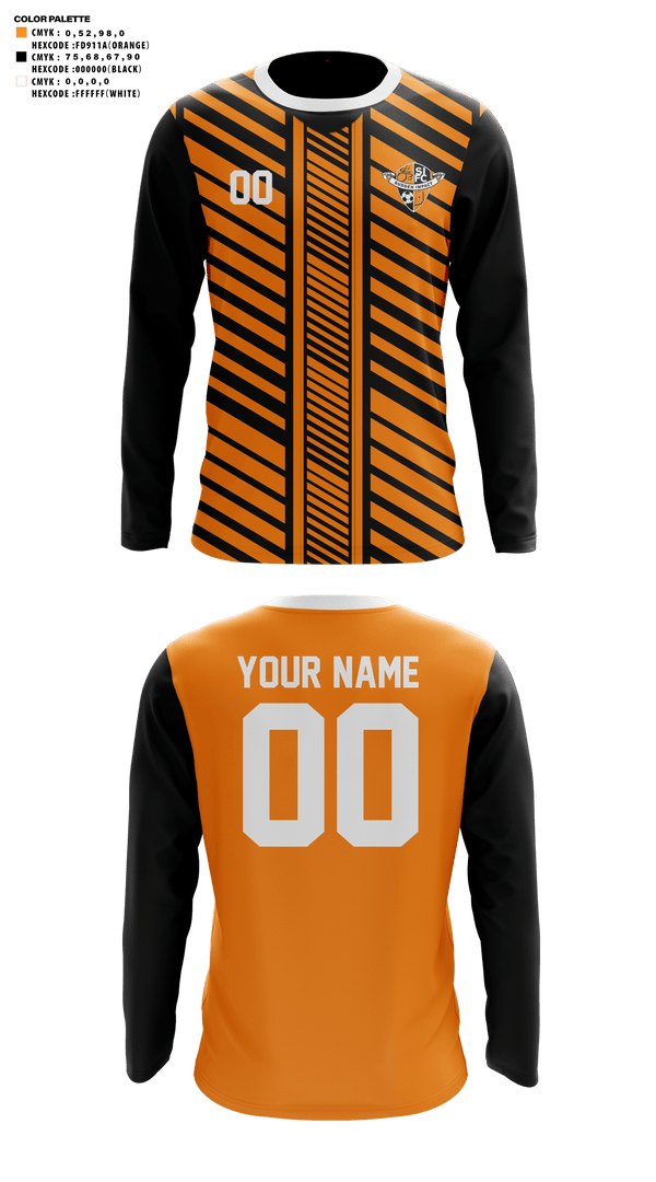 Long Sleeve Performance Shirt, RHI Sudden Impact, Men's Soccer, Teamtime, Team time, sublimation, custom sports apparel, team uniforms, spirit wear, spiritwear, sports uniforms, custom shirts, team store, custom team store, fundraiser sports, apparel fundraiser