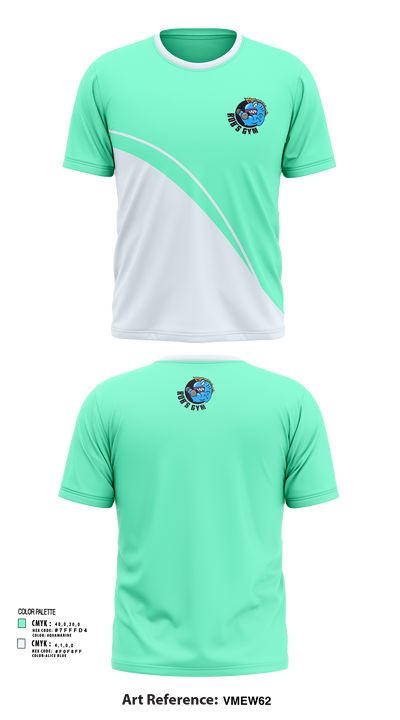 Robs Gym 78246830 Short Sleeve Performance Shirt - 103