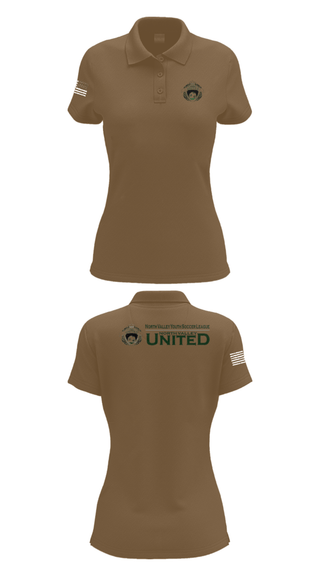 Women's Short Sleeve Performance Polo, North Valley Youth Soccer League, Men's Soccer, Teamtime, Team time, sublimation, custom sports apparel, team uniforms, spirit wear, spiritwear, sports uniforms, custom shirts, team store, custom team store, fundraiser sports, apparel fundraiser