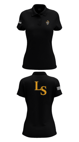 Womens Short Sleeve Performance Polo, Lutheran High School South Cross Country, Cross Country, Teamtime, Team time, sublimation, custom sports apparel, team uniforms, spirit wear, spiritwear, sports uniforms, custom shirts, team store, custom team store, fundraiser sports, apparel fundraiser