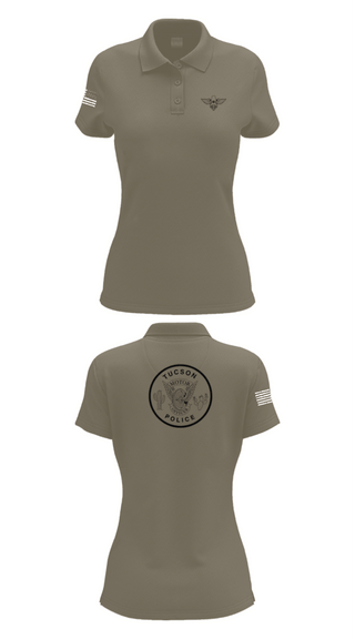 Women's Short Sleeve Performance Polo, TPD MOTOR UNIT, Police, Teamtime, Team time, sublimation, custom sports apparel, team uniforms, spirit wear, spiritwear, sports uniforms, custom shirts, team store, custom team store, fundraiser sports, apparel fundraiser
