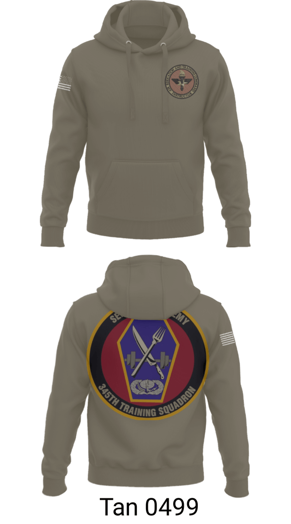 Hoodie, 345 TRS, Air Force, Teamtime, Team time, sublimation, custom sports apparel, team uniforms, spirit wear, spiritwear, sports uniforms, custom shirts, team store, custom team store, fundraiser sports, apparel fundraiser