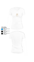 Meza Construction LLC 64108340 Women's Short Sleeve V-neck Shirt - 18