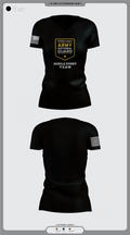 Recruiting 24284628 Women's Short Sleeve V-neck Shirt - 97