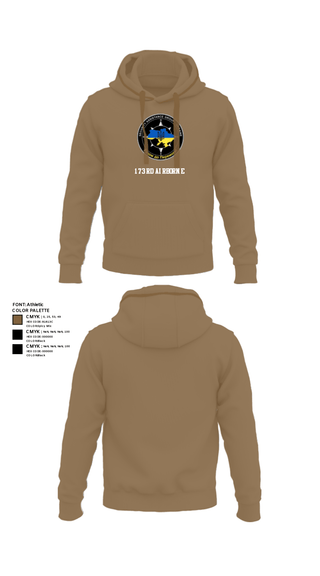 Hoodie, 173rd Airborne, Army, Teamtime, Team time, sublimation, custom sports apparel, team uniforms, spirit wear, spiritwear, sports uniforms, custom shirts, team store, custom team store, fundraiser sports, apparel fundraiser