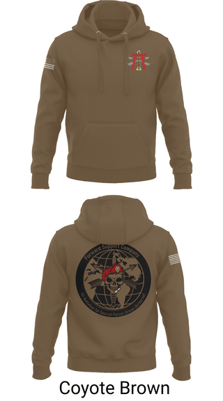 Hoodie, FSC 1-1SFG, Army, Teamtime, Team time, sublimation, custom sports apparel, team uniforms, spirit wear, spiritwear, sports uniforms, custom shirts, team store, custom team store, fundraiser sports, apparel fundraiser