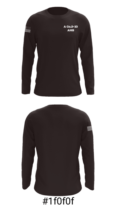 A Co.2-10 AHB 24005115 Long Sleeve Performance Shirt - 24