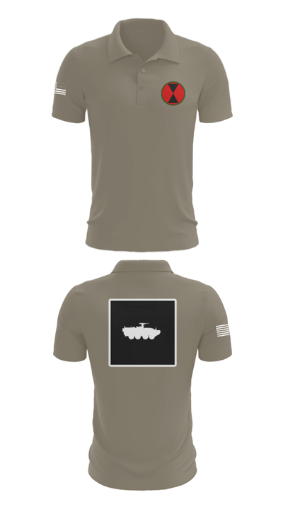 RECCE 67362725 Short Sleeve Performance Polo - 67