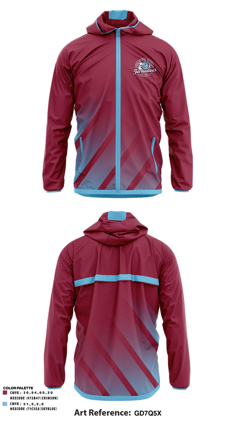 Windbreaker, Talladega College Soccer, Men's Soccer, Teamtime, Team time, sublimation, custom sports apparel, team uniforms, spirit wear, spiritwear, sports uniforms, custom shirts, team store, custom team store, fundraiser sports, apparel fundraiser