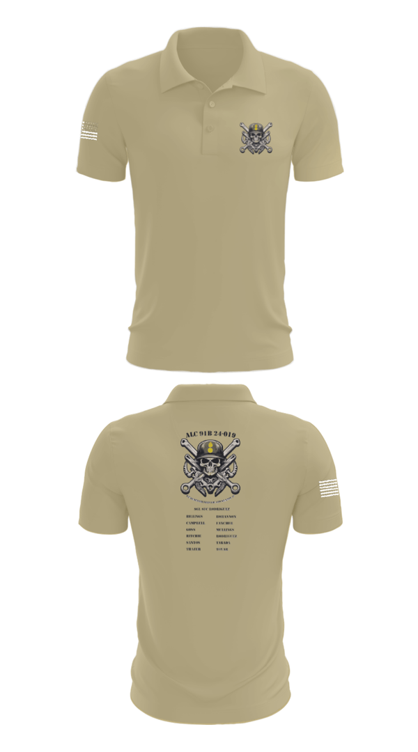 Short Sleeve Performance Polo, ALC, Army, Teamtime, Team time, sublimation, custom sports apparel, team uniforms, spirit wear, spiritwear, sports uniforms, custom shirts, team store, custom team store, fundraiser sports, apparel fundraiser