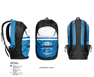 Gear Bag, Central Fellowship Christian Academy Basketball, Men's Basketball, Teamtime, Team time, sublimation, custom sports apparel, team uniforms, spirit wear, spiritwear, sports uniforms, custom shirts, team store, custom team store, fundraiser sports, apparel fundraiser