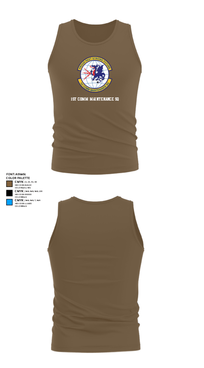 1st Comm Maintenance Sq 14666523 Tank Top - 19