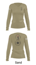 205th HHC 61096734 Women's Long Sleeve V-neck Shirt - 92