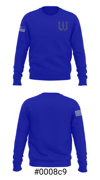 Crew Neck Sweatshirt, Washburn High School Badminton, Spirit Store, Teamtime, Team time, sublimation, custom sports apparel, team uniforms, spirit wear, spiritwear, sports uniforms, custom shirts, team store, custom team store, fundraiser sports, apparel fundraiser