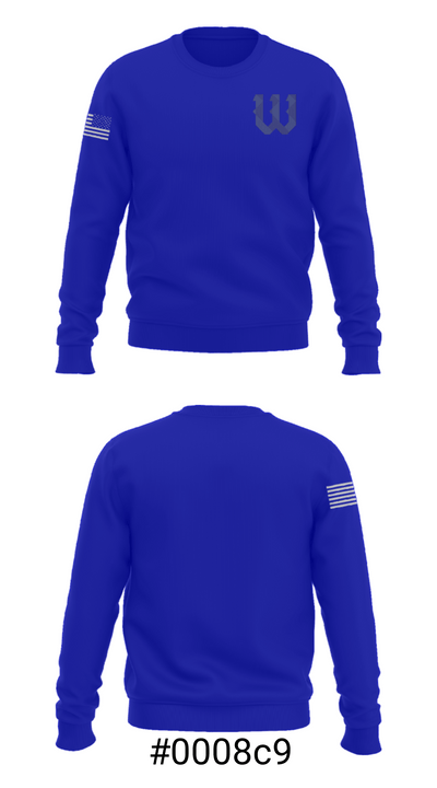 Washburn High School Badminton 49320999 Crew Neck Sweatshirt - 16