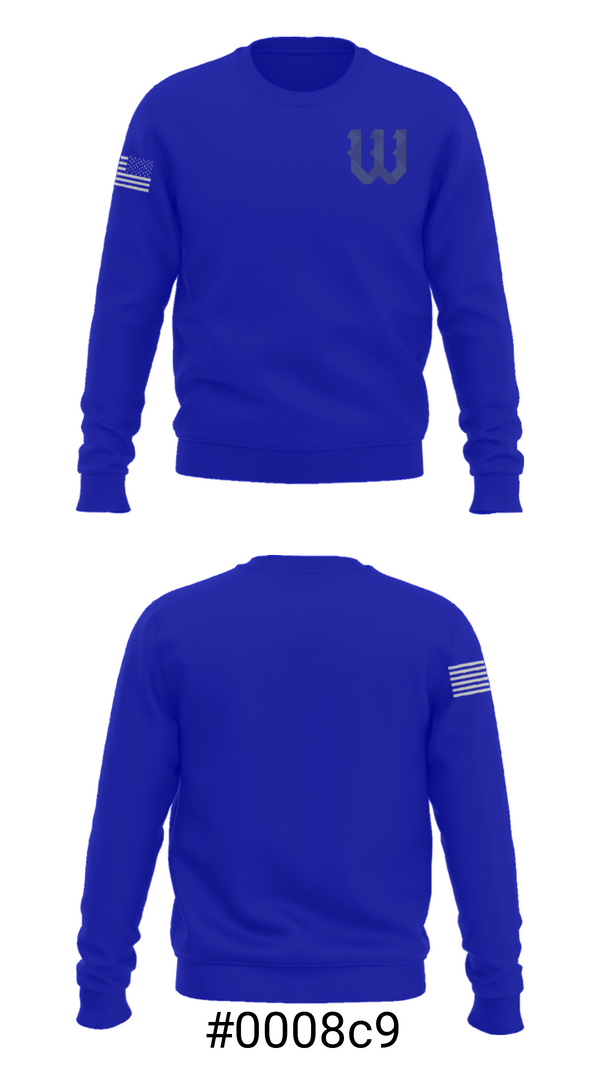 Crew Neck Sweatshirt, Washburn High School Badminton, Spirit Store, Teamtime, Team time, sublimation, custom sports apparel, team uniforms, spirit wear, spiritwear, sports uniforms, custom shirts, team store, custom team store, fundraiser sports, apparel fundraiser