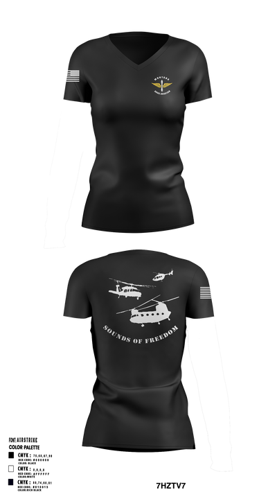 MT AASF 16860142 Women's Short Sleeve V-neck Shirt - 3