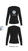 AFCI ELECTRIC 15786508 Women's Long Sleeve V-neck Shirt - 34