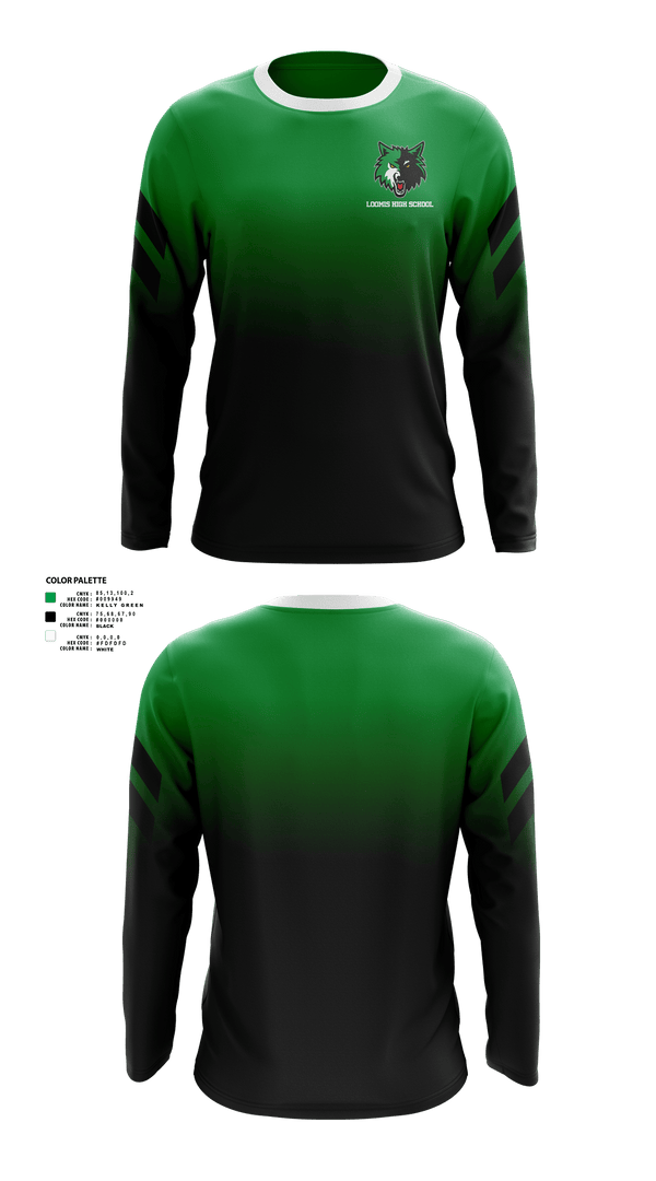 Long Sleeve Performance Shirt, Loomis High School Basketball, Men's Basketball, Teamtime, Team time, sublimation, custom sports apparel, team uniforms, spirit wear, spiritwear, sports uniforms, custom shirts, team store, custom team store, fundraiser sports, apparel fundraiser