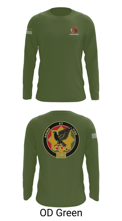 D FST 8-1 CAV 24153334 Long Sleeve Performance Shirt - 46