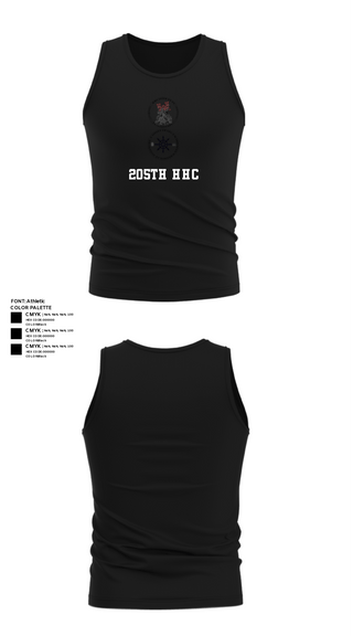 Tank Top, 205th HHC, National Guard, Teamtime, Team time, sublimation, custom sports apparel, team uniforms, spirit wear, spiritwear, sports uniforms, custom shirts, team store, custom team store, fundraiser sports, apparel fundraiser