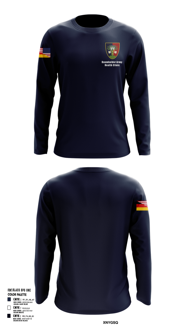 Long Sleeve Performance Shirt, U.S. Army Health Clinic - Baumholder, Army, Teamtime, Team time, sublimation, custom sports apparel, team uniforms, spirit wear, spiritwear, sports uniforms, custom shirts, team store, custom team store, fundraiser sports, apparel fundraiser