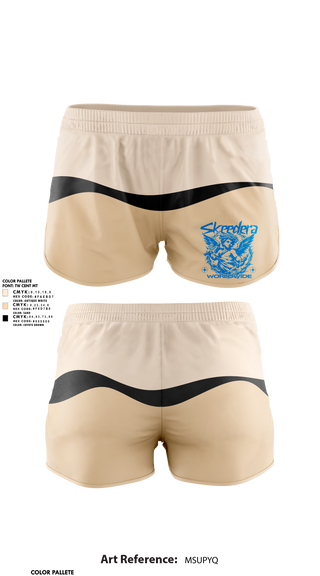 Womens Shorts, Skeedera, , Teamtime, Team time, sublimation, custom sports apparel, team uniforms, spirit wear, spiritwear, sports uniforms, custom shirts, team store, custom team store, fundraiser sports, apparel fundraiser